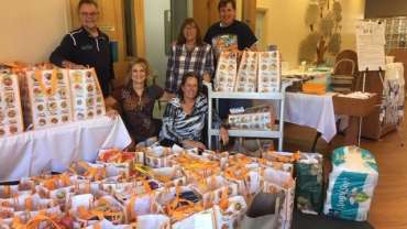 Food and toiletries collected for annual high holiday drive